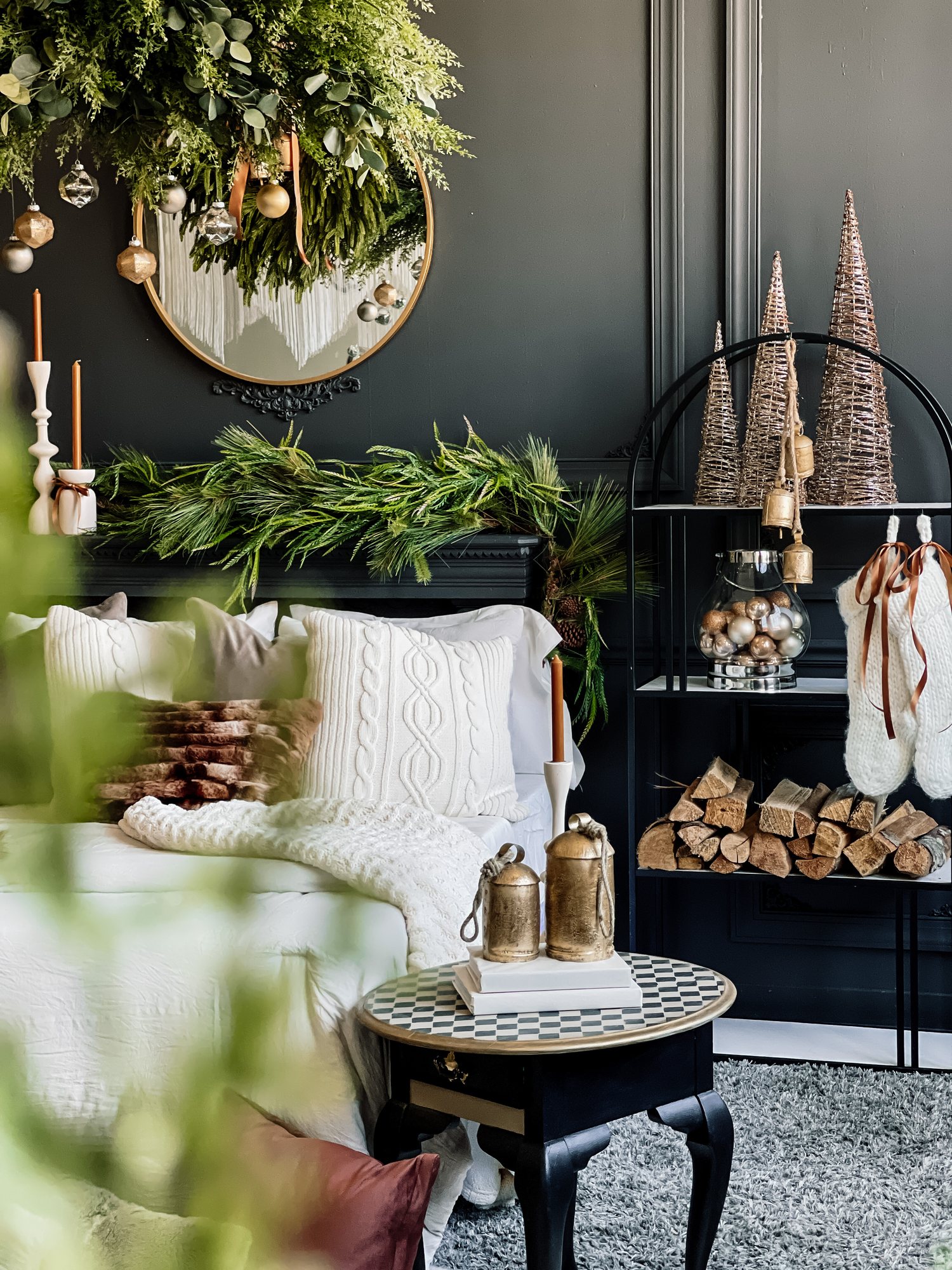 Cozy Holiday Studio Setup — 2