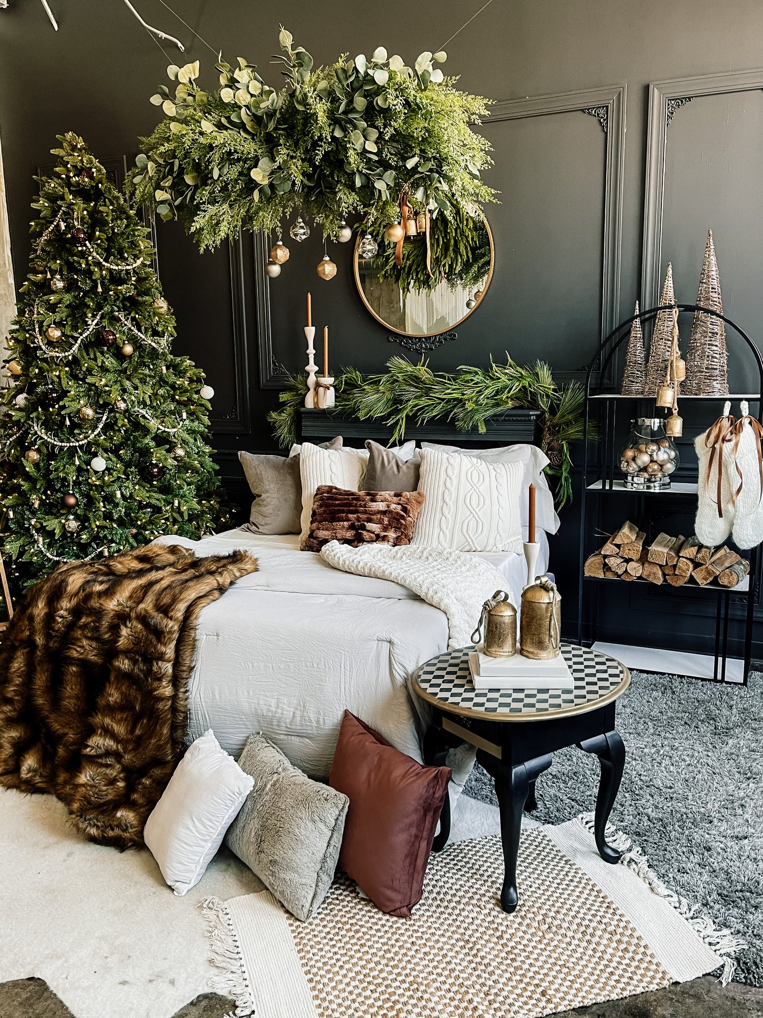 Cozy Holiday Studio Setup — 3