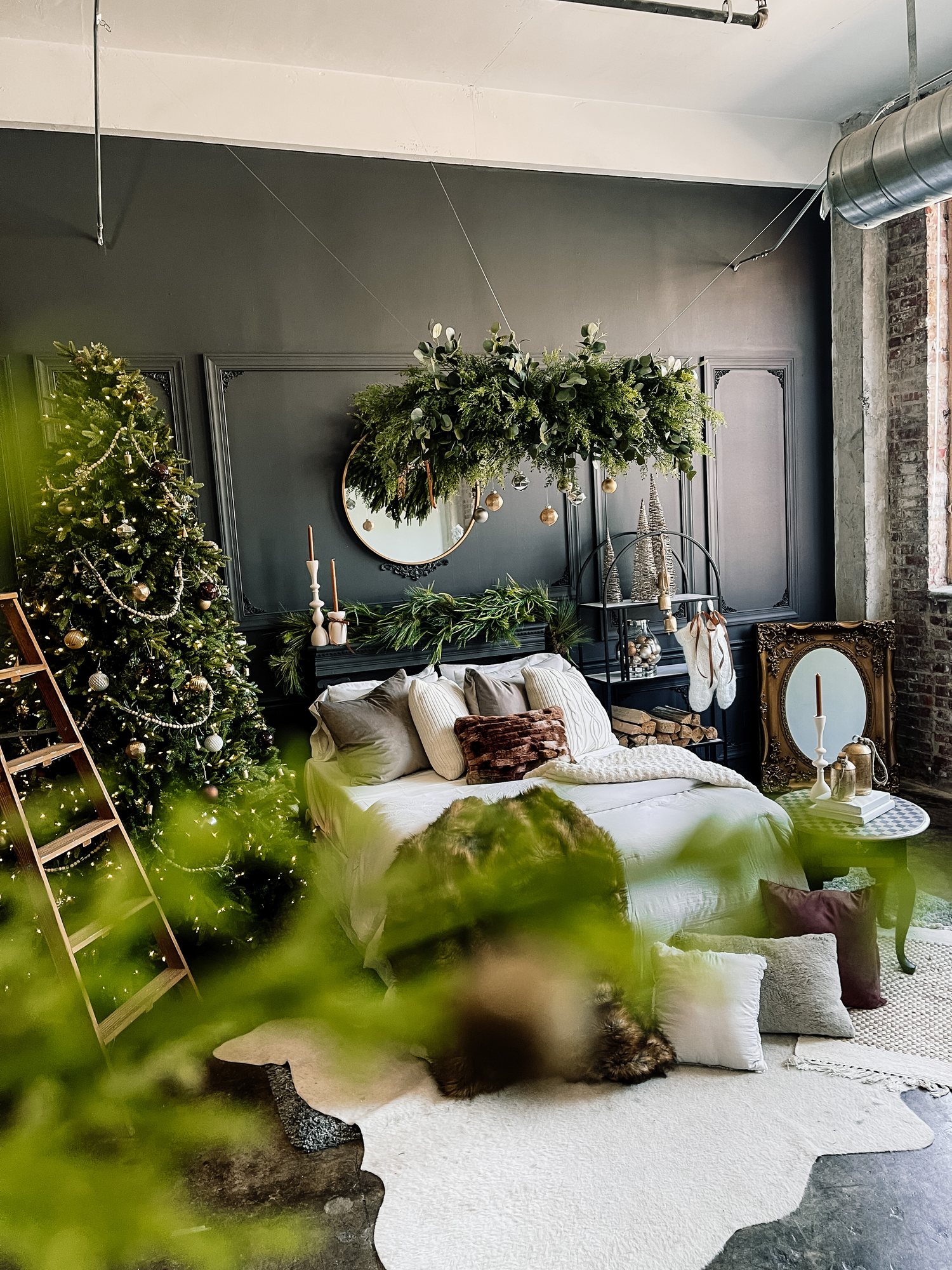 Cozy Holiday Studio Setup — 4